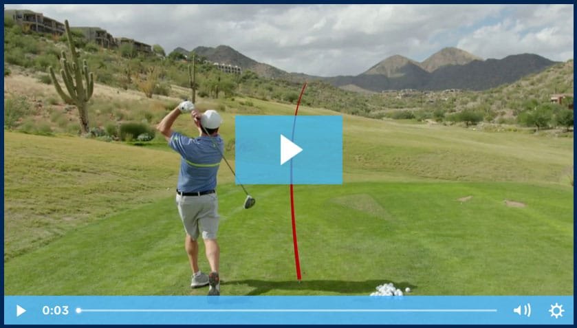golfer slicing