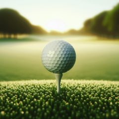 golf ball on tee